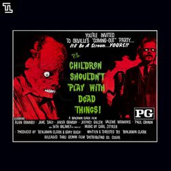 children shouldnt play with dead things 1972 png,  horror movie png