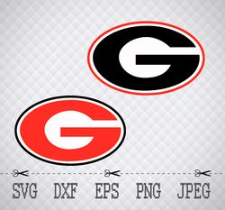 georgia bulldogs logo svg,png,eps cameo cricut design template stencil vinyl decal tshirt transfer iron on