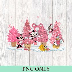 mickey and friends christmas tree png, mickey and friends disney christmas png, mickey and friends christmas party png