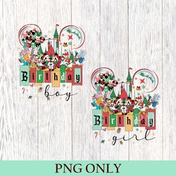 vintage disney boy girl christmas png, retro disney christmas png, disney christmas couple png, christmas matching png