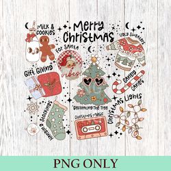 retro christmas png, santa claus png, christmas png, christmas sublimation, merry christmas png, christmas vibes png