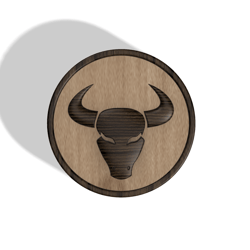 taurus sign stl file