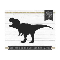 dinosaur trex svg cut files for cricut and silhouette, tyrannosaurus rex svg t-rex dinosaur cutting file, jurassic dinosaur silhouette