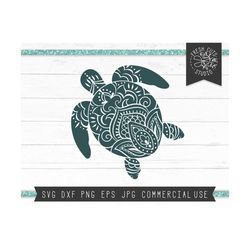 mandala sea turtle svg cut file instant download digital files for cricut silhouette, mandala svg, hawaii svg, hawaii mandala svg, beach svg