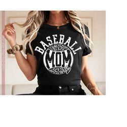baseball mom svg png, baseball mama svg, baseball shirt design cut file for cricut, silhouette eps dxf pdf vinly decal digital file download