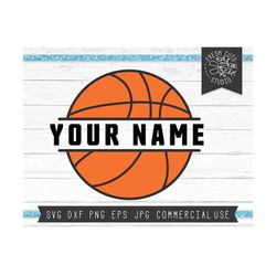 basketball monogram frame svg cut file instant download digital design, cricut svg, silhouette, basketball split frame, t shirt design, dxf