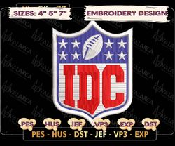 i don't care embroidery design, nfl football logo embroidery design, famous football team embroidery design, football embroidery design, pes, dst, jef, files