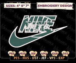 nike nfl new york jets logo embroidery design, nike nfl logo sport embroidery machine design, famous football team embroidery design, football brand embroidery, pes, dst, jef, files