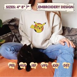 anime embroidery designs, animal anime designs, machine embroidery, inspired anime, animal, turtle anime, cute character, instant download