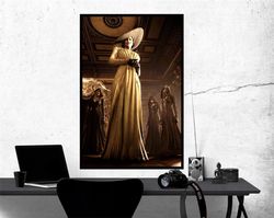 Resident Evil 8 Lady Dimitrescu Game Poster, Room Decor, Home Decor, Art Poster for Gift.jpg