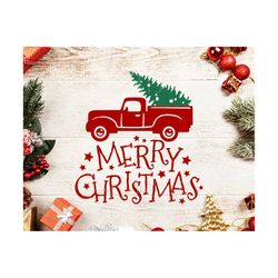 christmas red truck svg merry christmas svg merry christmas truck svg red truck svg christmas truck svg truck svg file c