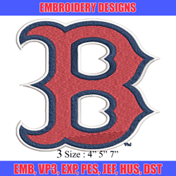 b sport logo embroidery design, sport embroidery, brand embroidery, embroidery file, logo shirt, digital download