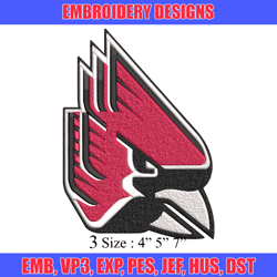 ball state cardinals embroidery design, ball state cardinals embroidery, logo sport, sport embroidery, ncaa embroidery.