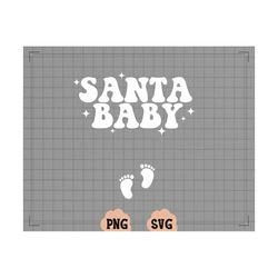 santa baby svg, retro santa baby png, christmas 2023 svg, christmas svg, kids santa baby clipart, santa baby shirt desig