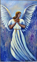 religious painting.angel. interior painting for children's interiors
