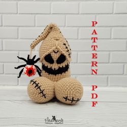 toy penis oogie boogie amigurumi crochet pattern