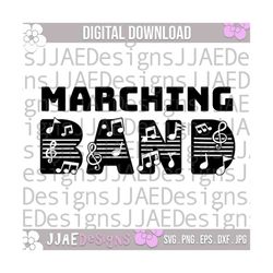 marching band svg | band svg | marching band shirt svg | marching band png svg | band family svg | band mom svg, eps, png, dxf, cut file