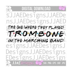 marching band svg | trombone svg |  marching band shirt svg | marching band png svg | band family svg band water bottle svg, eps, png, dxf