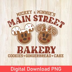 vintage disney gingerbread png, personalized disney christmas png, mickey and friends gingerbread png, disney family png