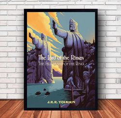 lord of the rings movie poster canvas wall art family decor, home decor,frame option