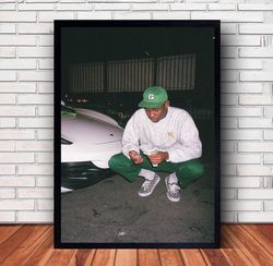 tyler the creator music poster canvas wall art family decor, home decor,frame option