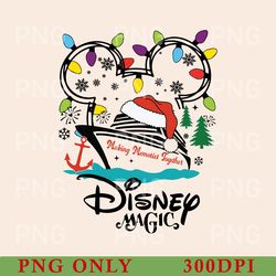 vintage disney magic kingdom christmas png, mouse and friends christmas png, disney christmas matching png, disney trip
