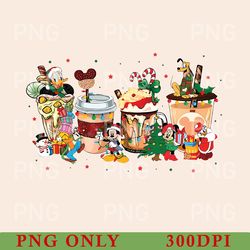 disney mickey and friends coffee png, disney holiday family png, xmas party png, christmas matching png, disneyland png