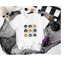 halloween shirt, pumpkin face shirt, fall shirt, halloween party shirt, halloween costume, halloween matching shirts, pu