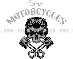 motorcycle svg logo, motorbike svg png, harley logo, skull svg files, motorcycle tshirt design, digital download 277