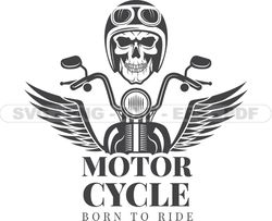 motorcycle svg logo, motorbike svg png, harley logo, skull svg files, motorcycle tshirt design, digital download 283