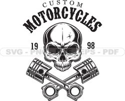 motorcycle svg logo, motorbike svg png, harley logo, skull svg files, motorcycle tshirt design, digital download 291