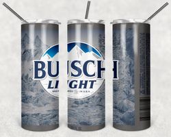 busch light can beer tumbler png, drink tumbler design, straight design 20oz/ 30oz skinny tumbler, png file download