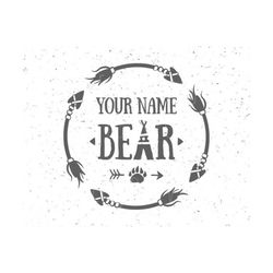 your name bear svg baby bear svg your name bear custom order svg baby bear svg name baby bear svg cricut files silhouette t- shirt designs