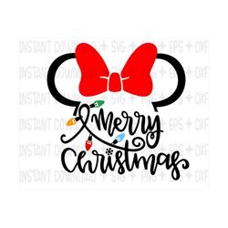 merry christmas svg / merry christmas dxf, christmas svg / svg files, cricut cut files, silhouette cut file