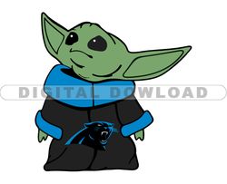 Panthers NFL Baby Yoda Svg, Football Teams Svg, NFL Logo Svg, Baby Yoda Png, Tshirt Design   26