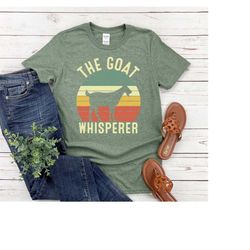 the goat whisperer shirt, retro goat shirt, goat  shirt, animal  lover shirt, unisex shirt, farm life shirt, gift for go