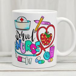 school nurse mug, school nurse gift, school nurse coffee mug