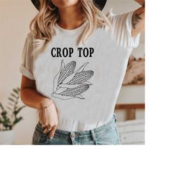 Corn Crop Top, Unisex T-shirt