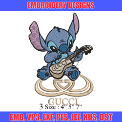 stitch gucci embroidery design, gucci embroidery, embroidery file, logo shirt, sport embroidery, digital download