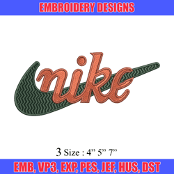 swoosh nike embroidery design, swoosh nike embroidery, nike design, embroidery file, logo shirt, digital download.