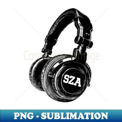 sza retro headphones - artistic sublimation digital file - boost your success with this inspirational png download