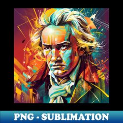 ludwig van portrait - trendy sublimation digital download - create with confidence