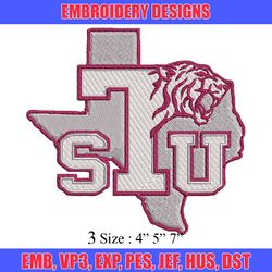 texas southern tigers embroidery design, texas southern tigers embroidery, logo sport, sport embroidery, ncaa embroidery