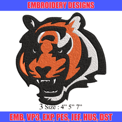 tiger logo embroidery design, brand embroidery, embroidery file, logo shirt, sport embroidery, digital download