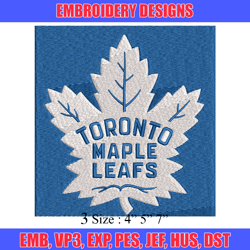 toronto maple leafs embroidery design, brand embroidery, embroidery file, logo shirt, sport embroidery,digital download.