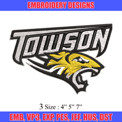 towson tigers embroidery design, towson tigers embroidery, logo sport, sport embroidery, ncaa embroidery.