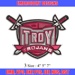troy trojans embroidery design, troy trojans embroidery, logo sport, sport embroidery, ncaa embroidery.