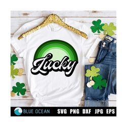 lucky svg, lucky rainbow svg, st patricks day svg, happy go lucky svg