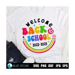 back to school svg, welcome back to school svg, teacher shirt svg, pencil svg