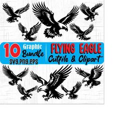 flying eagle art graphic drawing, svg , png, eps instant digital downloads bundles